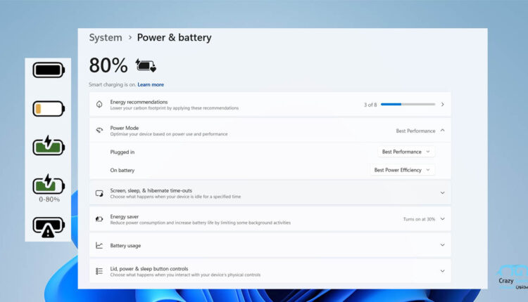 شرح إعدادات الطاقة في ويندوز